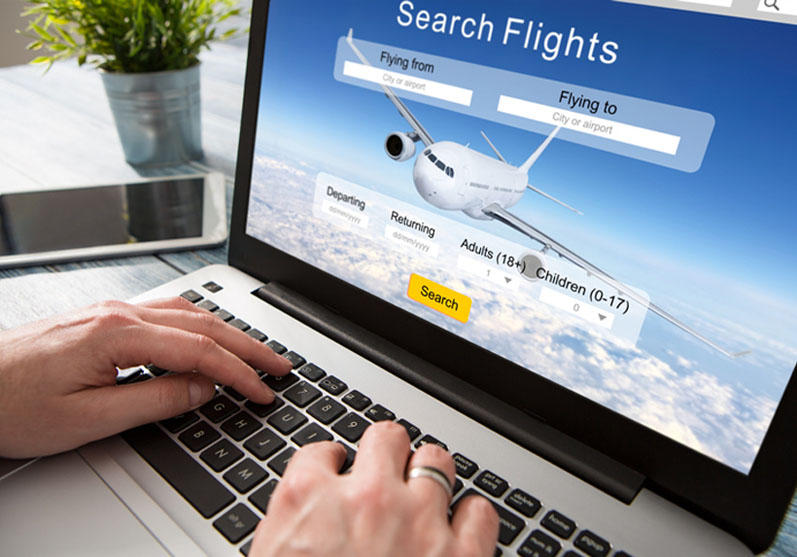 Searching airfares online Searching airfares online
