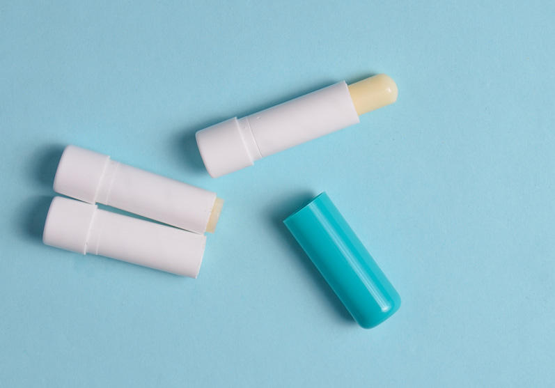 Lip balm and lotion Lip balm and lotion