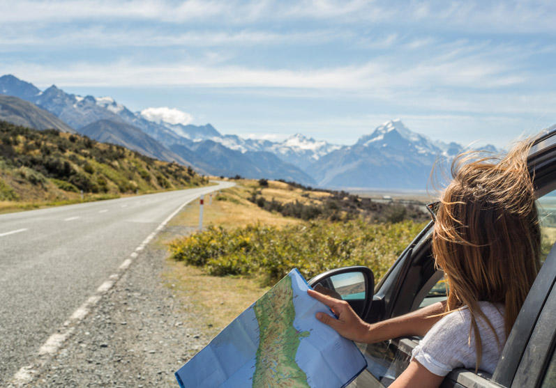 Girl Driving Eco friendly Girl Driving Eco friendly